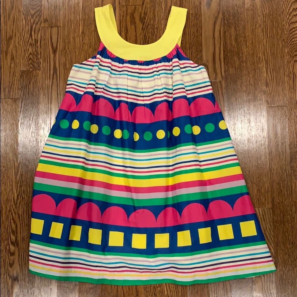 United Colors of Benetton Geometric Sun Dress EUC